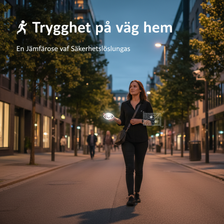 🚶‍♀️ Trygghet på väg hem: En Jämförelse av Säkerhetslösningar