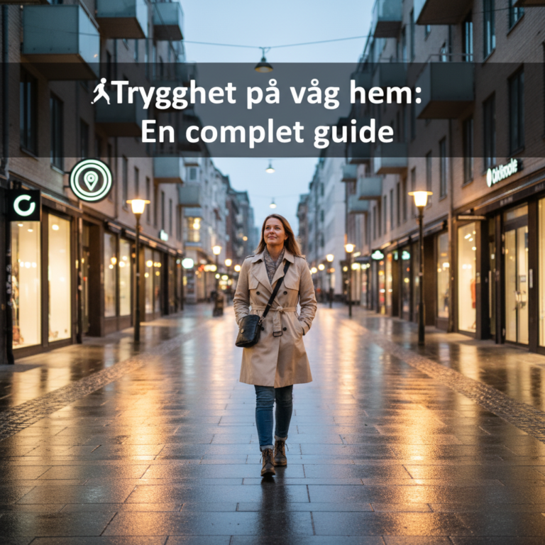 🚶‍♀️Trygghet på väg hem: En komplett guide
