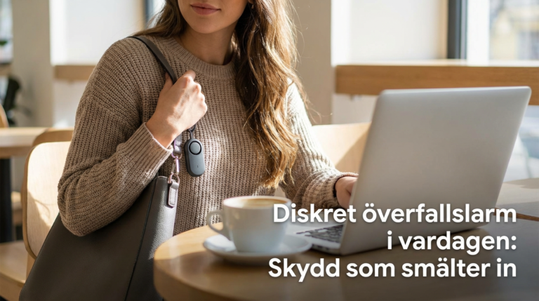 Diskret överfallslarm i vardagen: Skydd som smälter in